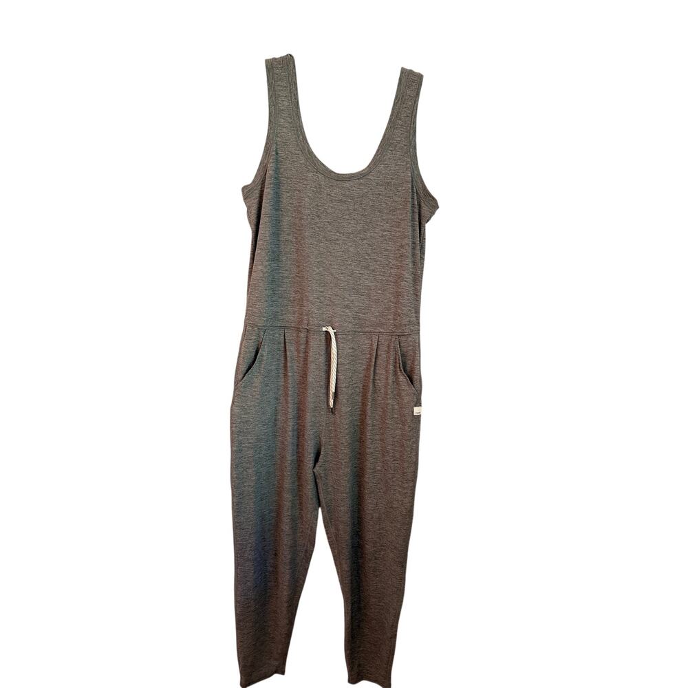 Vuori Women’s Grey Sleeveless Jumpsuit Jogger Medium